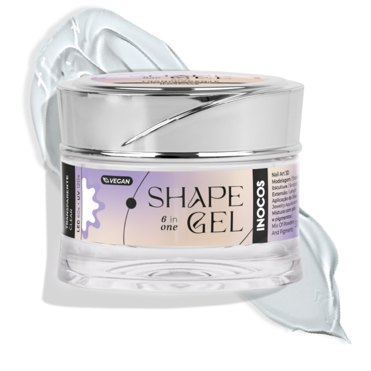 Gel Construção Transparente Shape Gel 30g