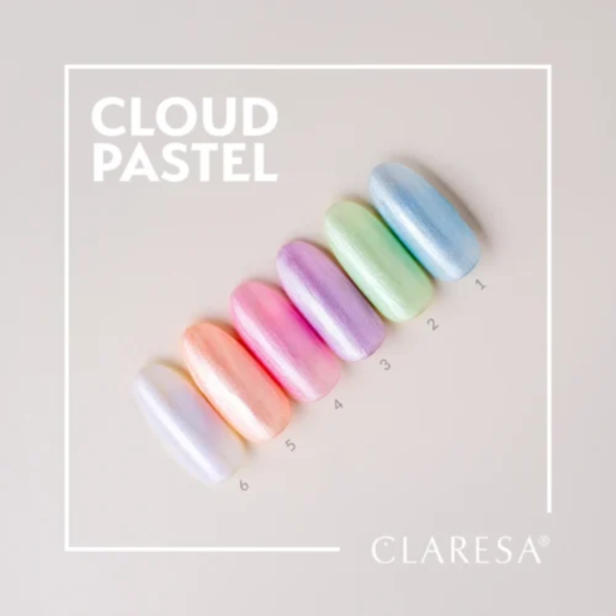 Verniz Gel Claresa Cloud Pastel 1 5g