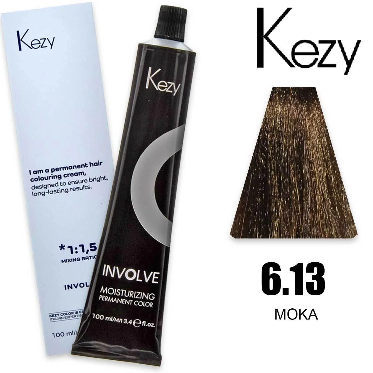 Coloração Capilar Kezy 6.13 Louro Escuro Moca 100ml