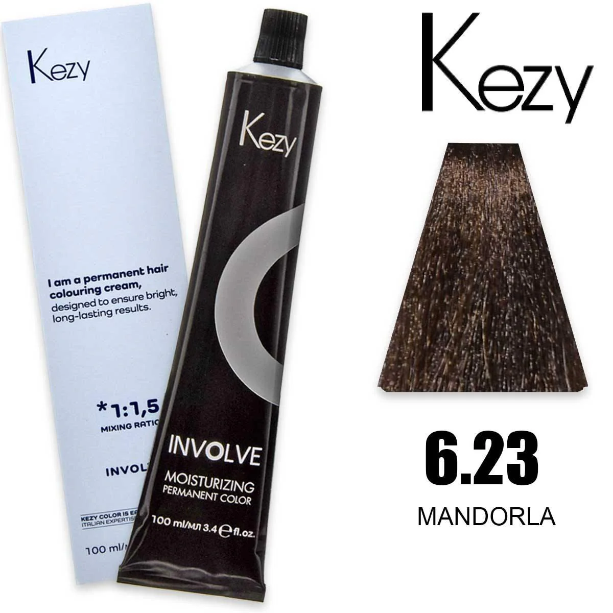 Coloração Capilar Kezy 6.23 Amendoa 100ml