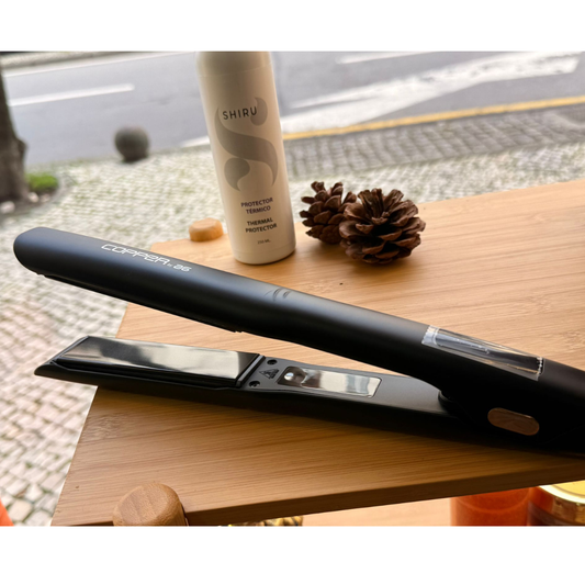 Placa de Alisamento Asuer Copper 250graus Black Edition+ Oferta