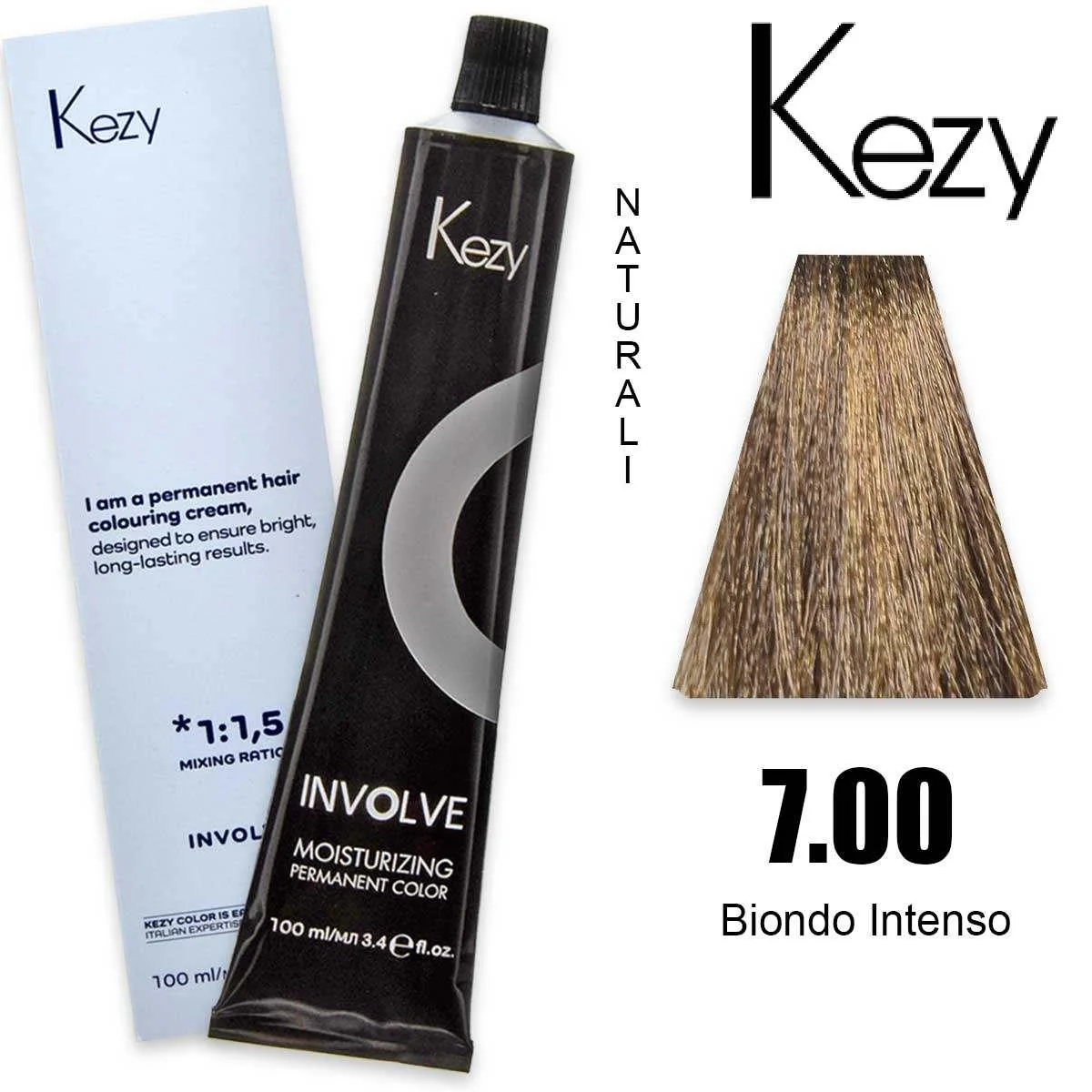 Coloração Capilar Kezy 7.00 Louro Intenso 100ml