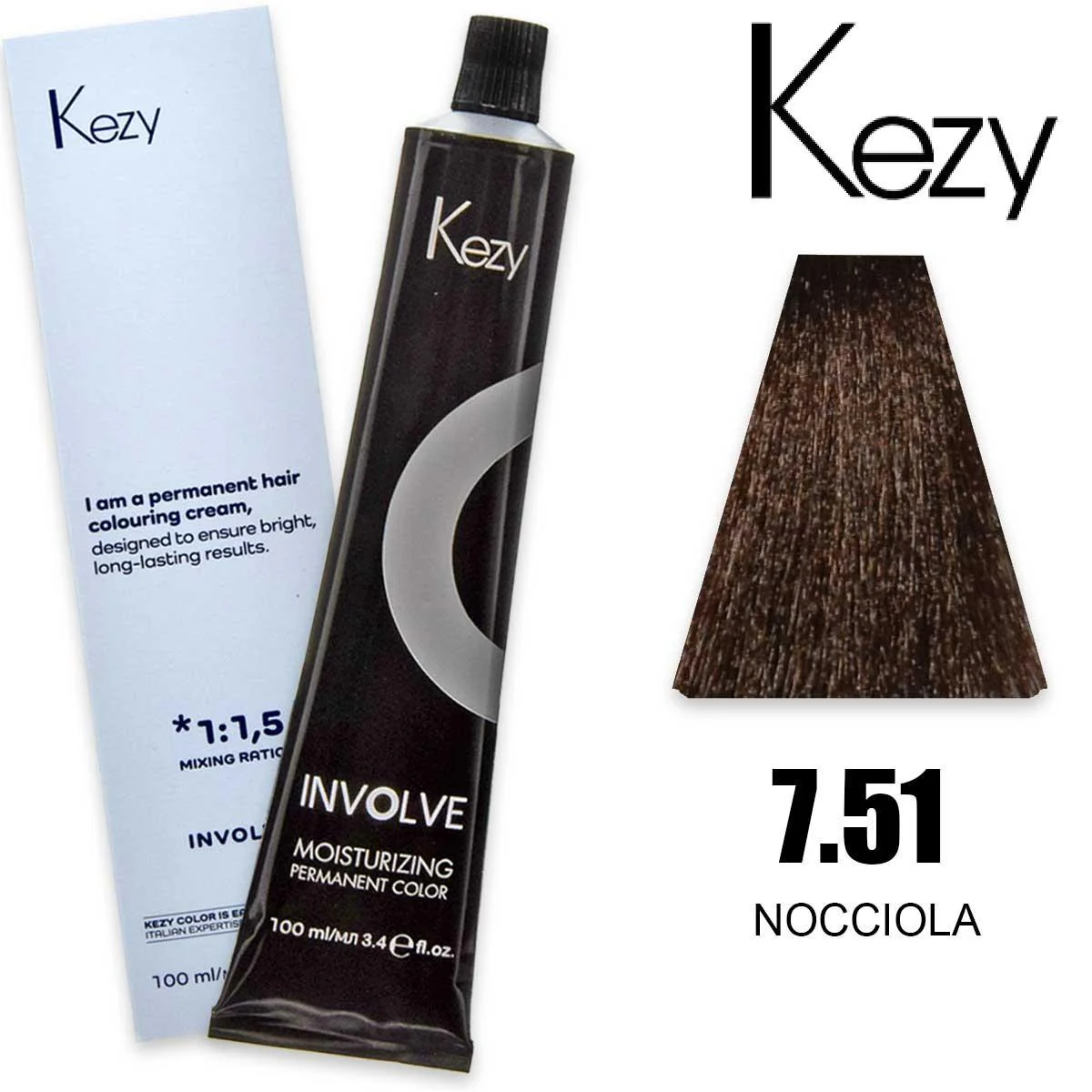 Coloração Capilar Kezy 7.51 Avelã 100ml