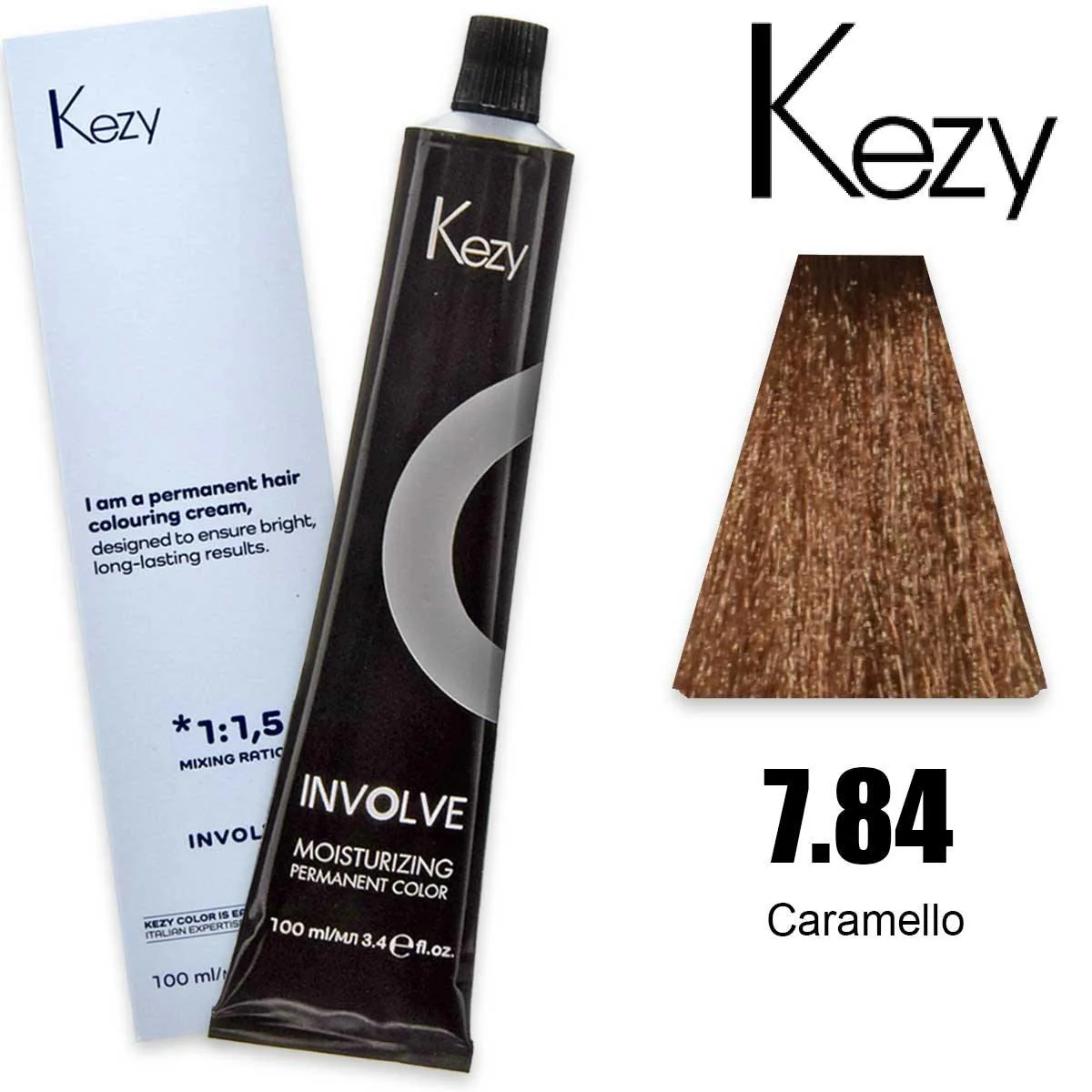 Coloração Capilar Kezy 7.84 Caramelo 100ml