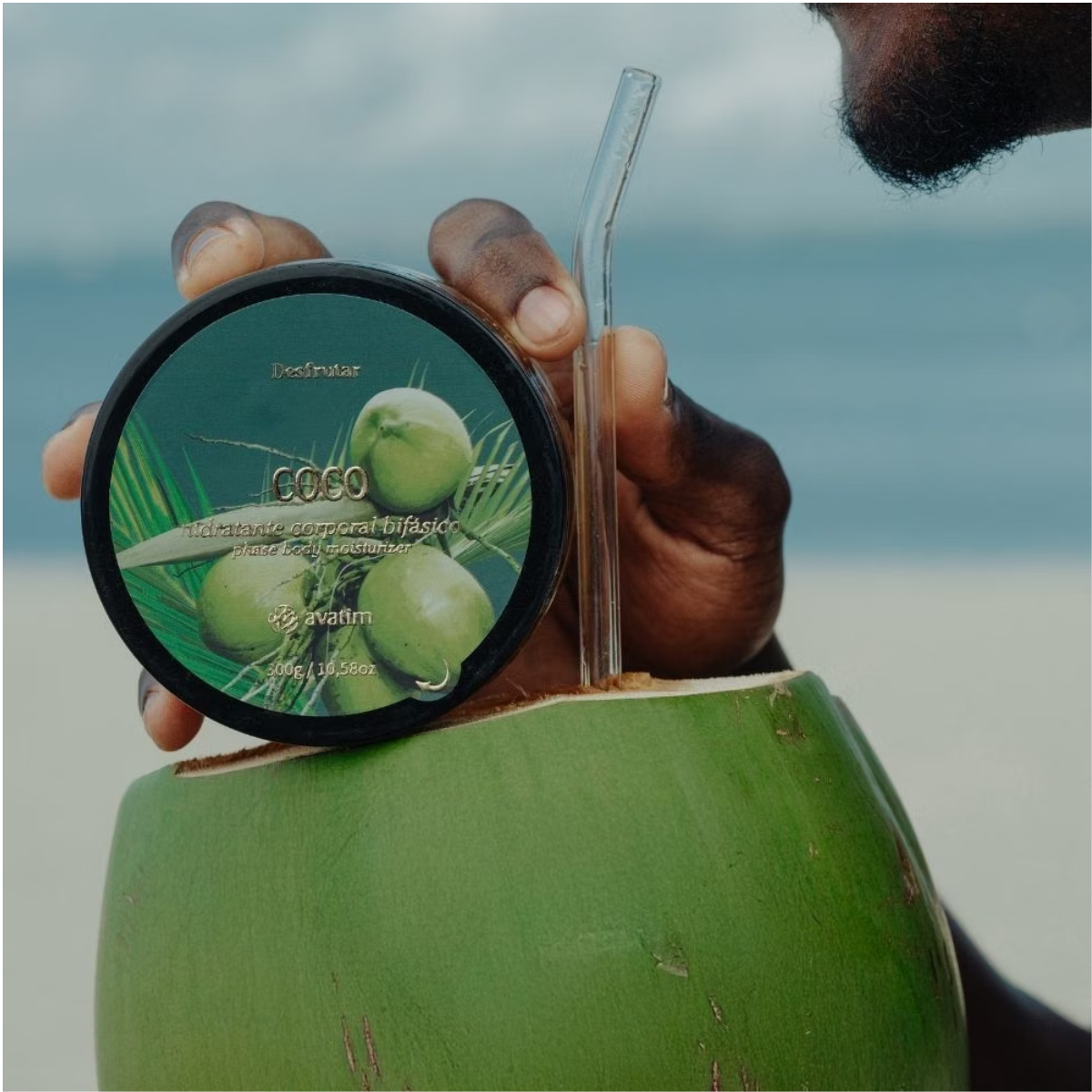 Hidratante Corporal Bifásico Coco Verde Avatim 300g