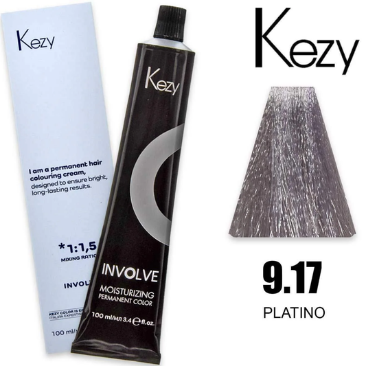 Coloração Capilar Kezy 9.17 Platinum 100ml