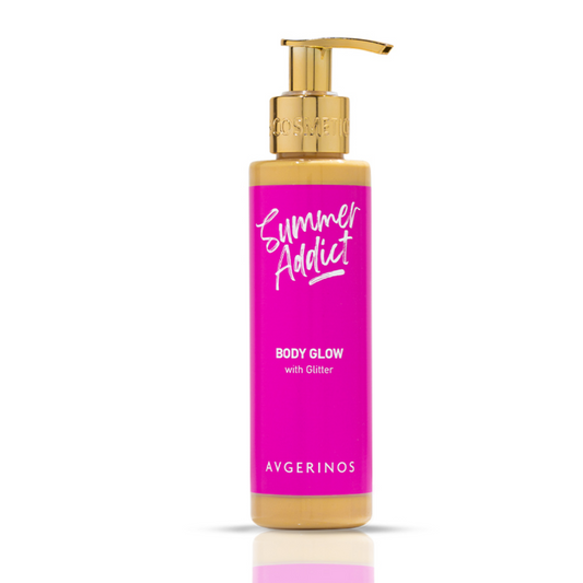 Body Glow Creme Corporal com Glitter Summer Addict Avgerinhos 150ml