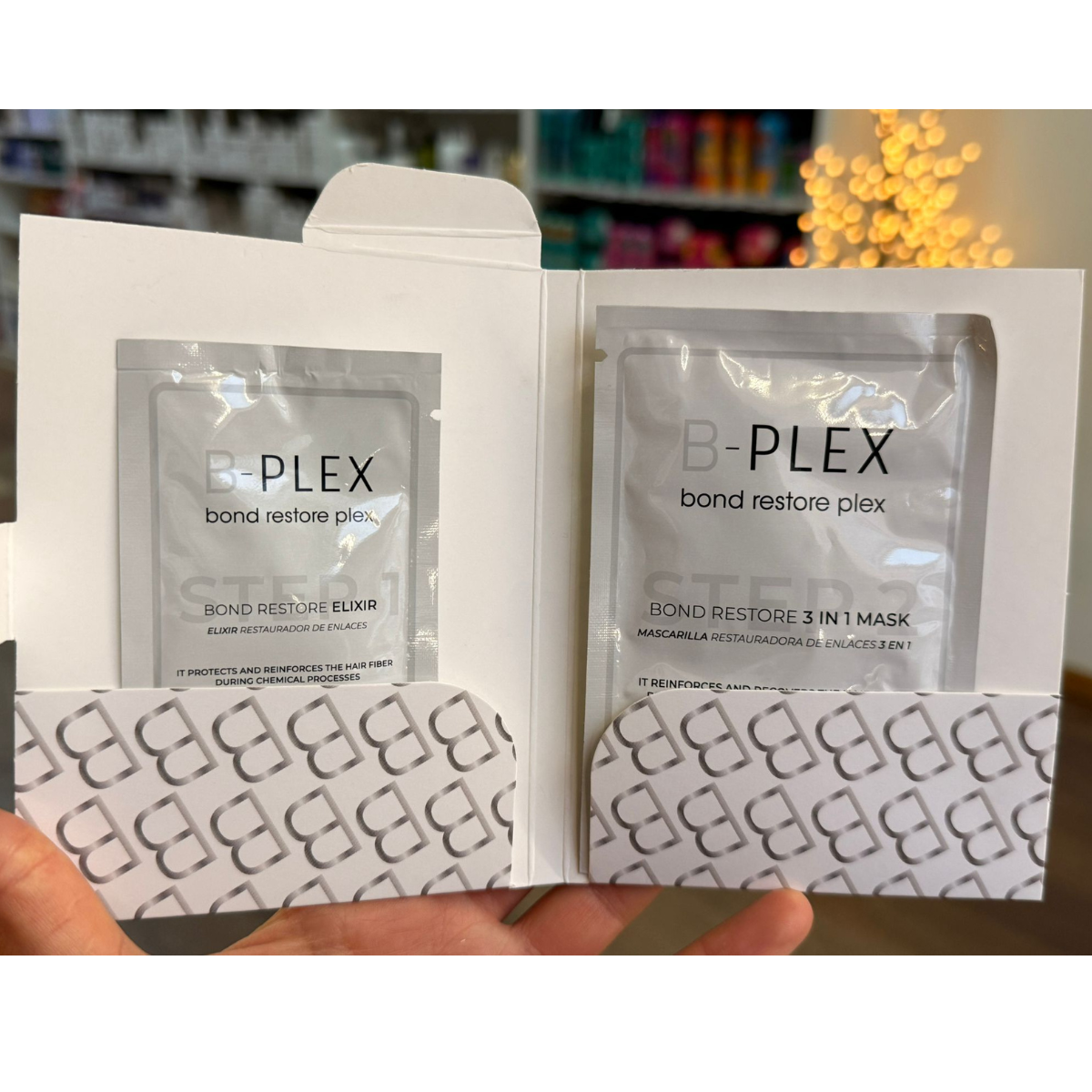 B-Plex Bond Restore – Pack 2 Passos Sistema Profissional de Reparação Capilar 8gr+15gr