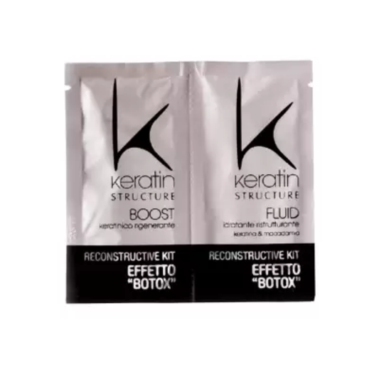 Reconstrutor Efeito Botox Capilar Saquetas- Keratin Structure 12+12ml