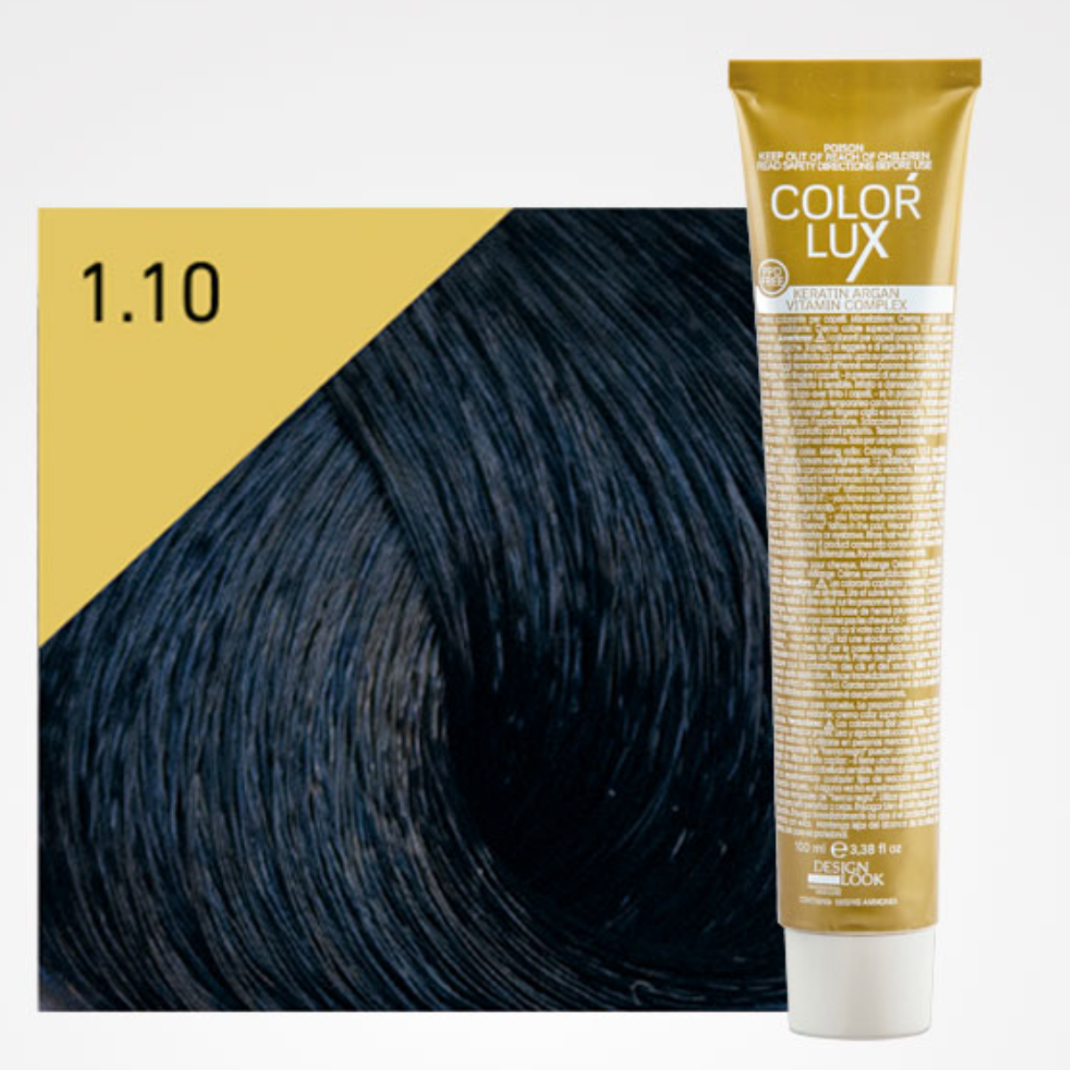 Coloração Capilar Color Lux 1.10 Preto Azulado 100ml