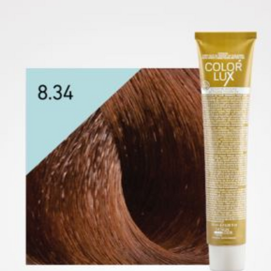 Coloração Capilar Color Lux 8.34- Louro Claro Dourado Cobre 100ml