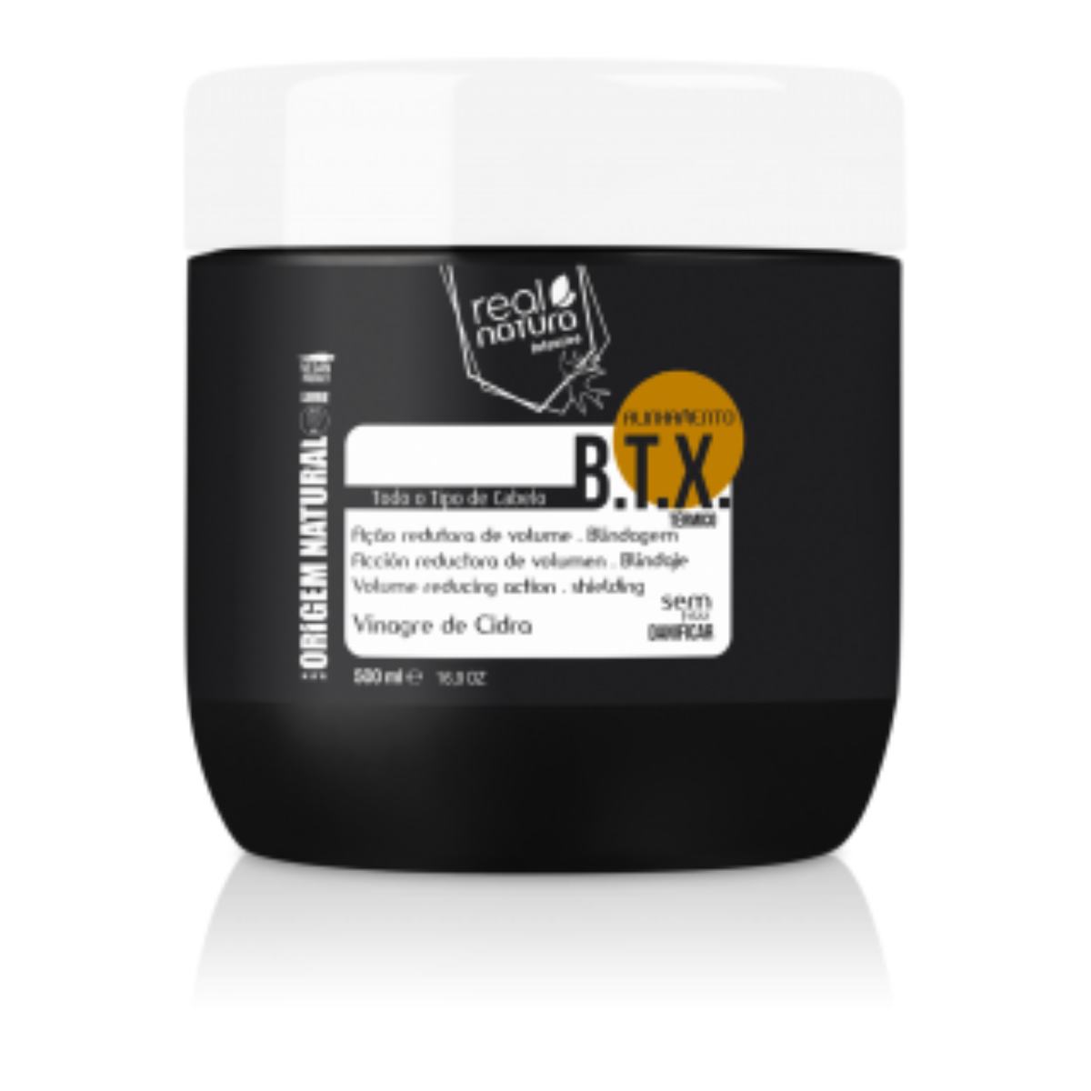 Creme Alinhamento Redutor Volume BTX Real Natura 500ml