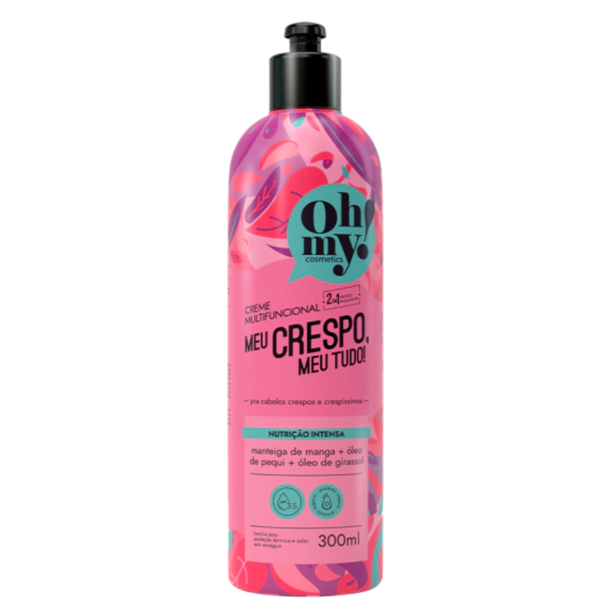 Creme multifuncional Meu Crespo, meu tudo! Oh My! 300ml