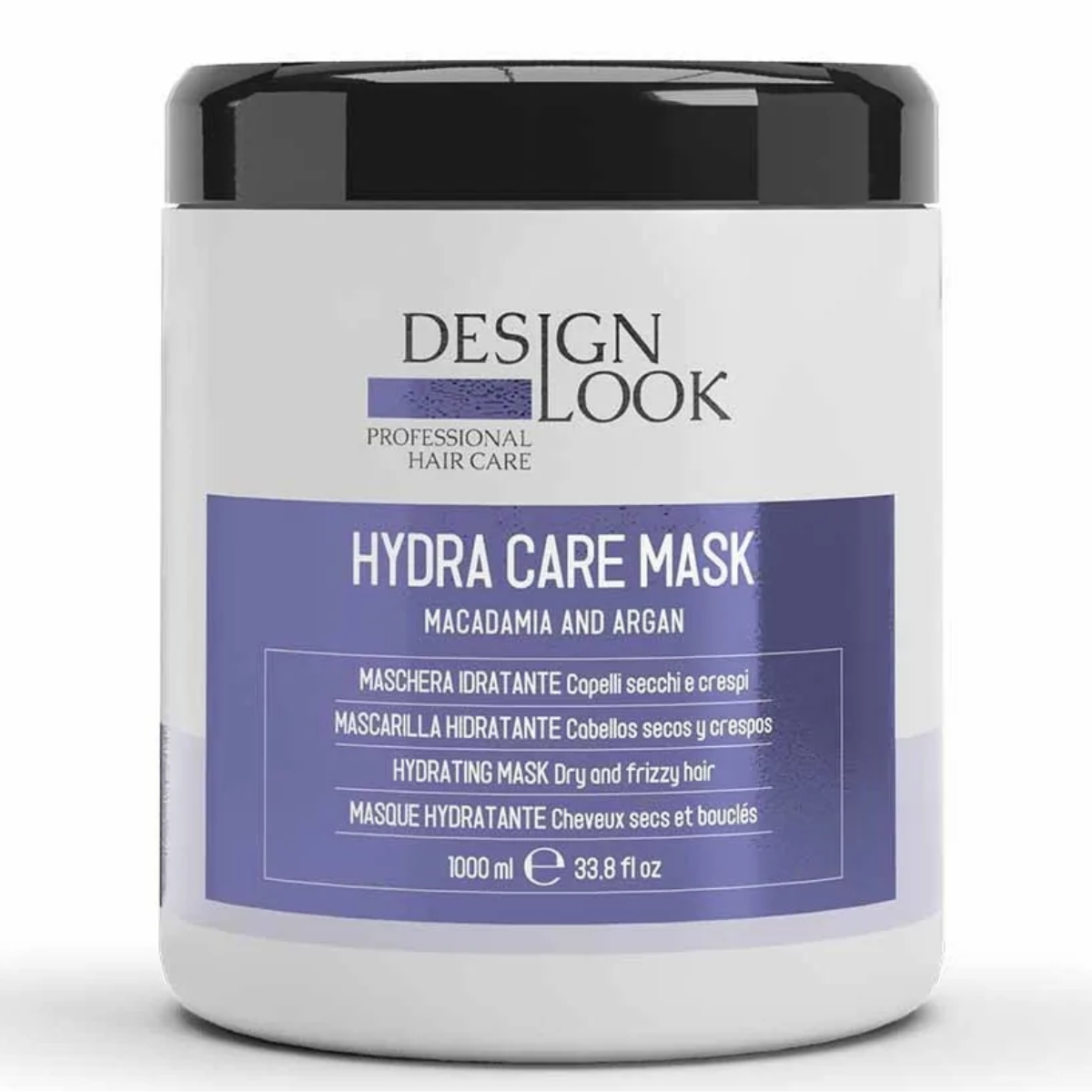 Design Look Máscara Hydra Care Cabelos Secos 1000ml