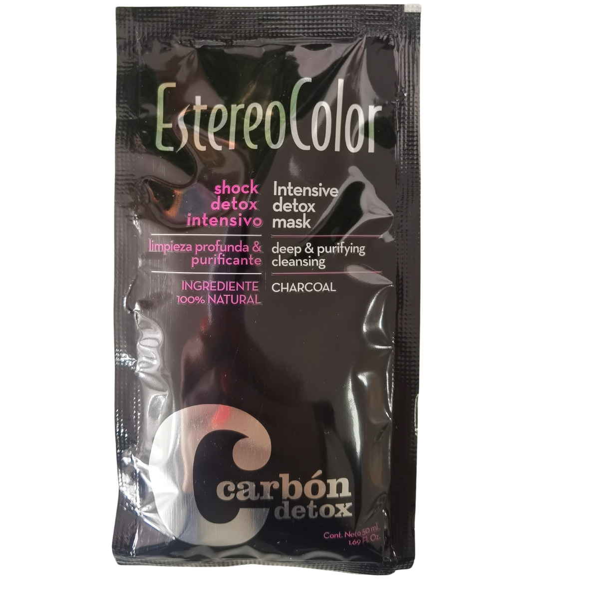 Estereocolor Shock Detox Intensivo Carbon 50ml -Limpeza profunda e purificante