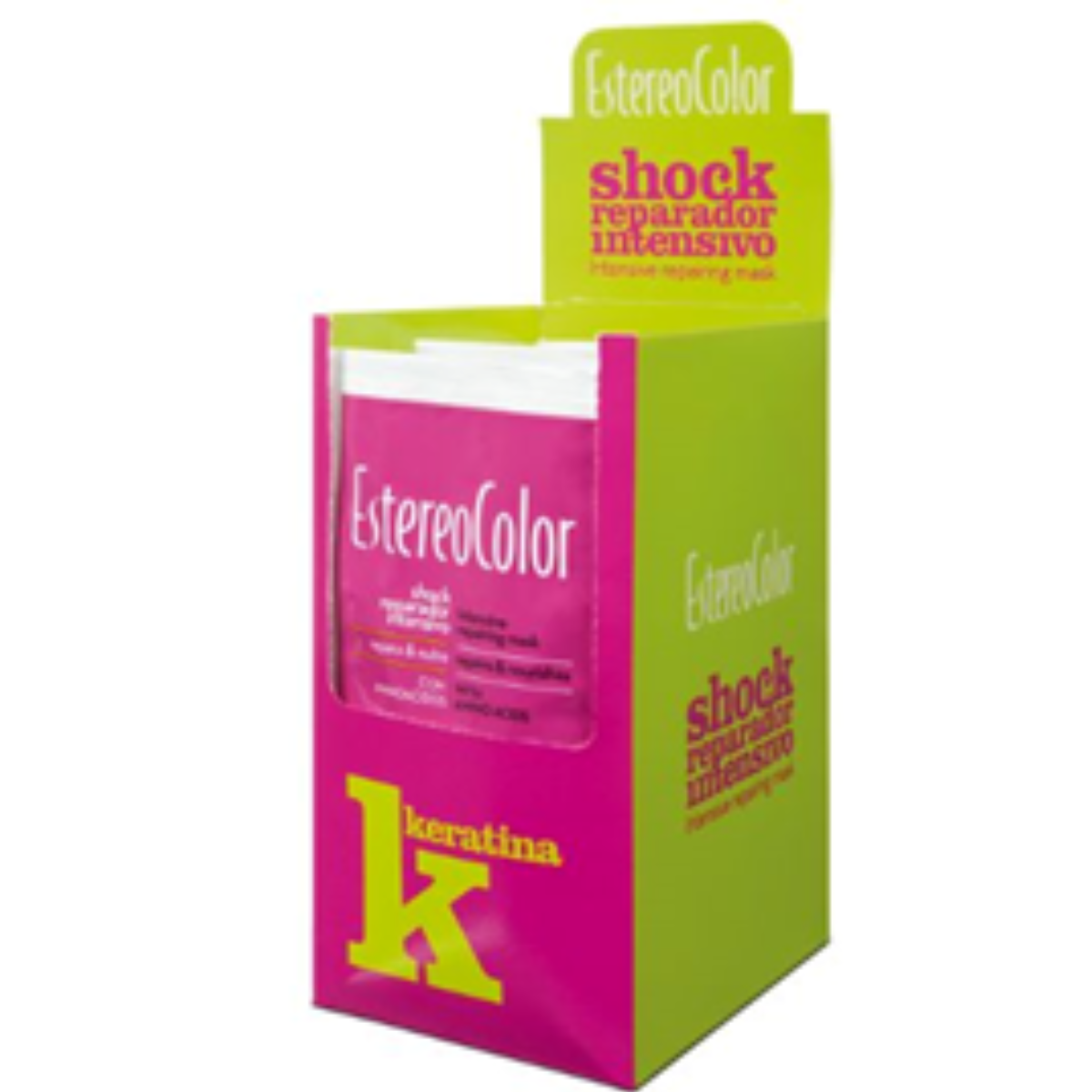 Estereocolor Shock Keratina Reparador Intensivo 50ml -Repara e nutre