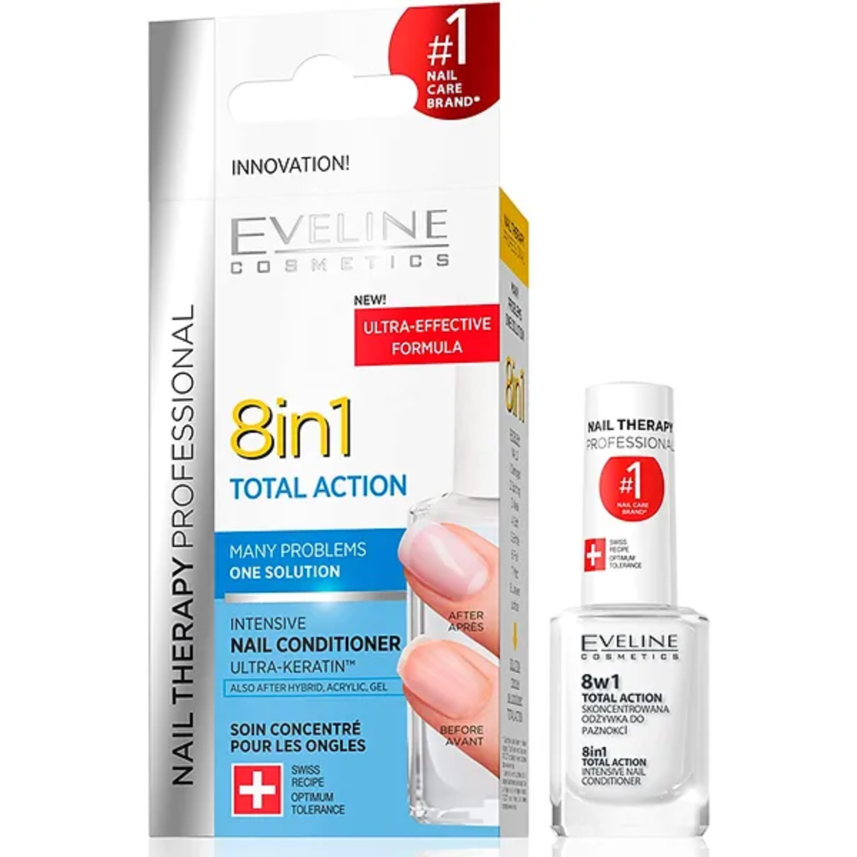 Verniz de Tratamento Eveline 8 em 1 -12ml