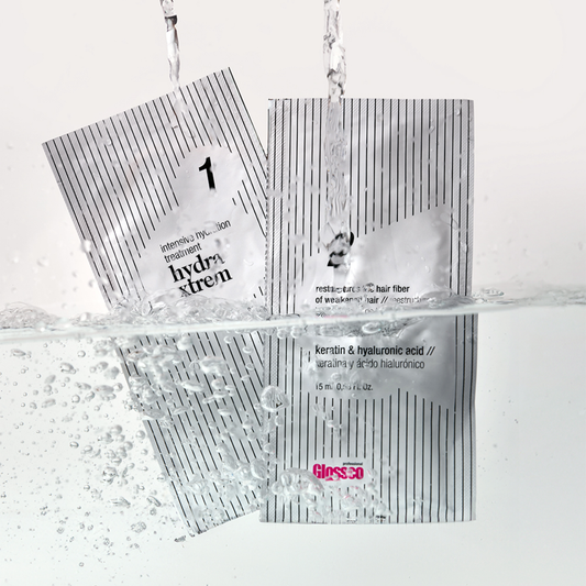 Saquetas Reconstrução Hydra Xtrem Efeito Botox Glossco 15+15ml