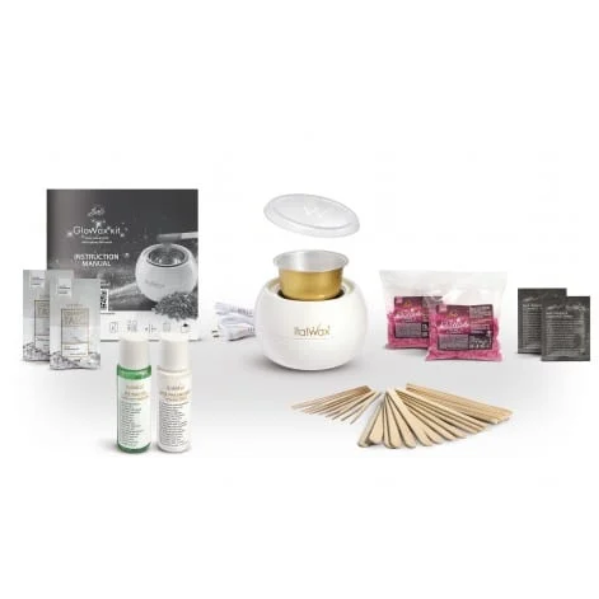 Glowax Kit Depilação Facial Italwax