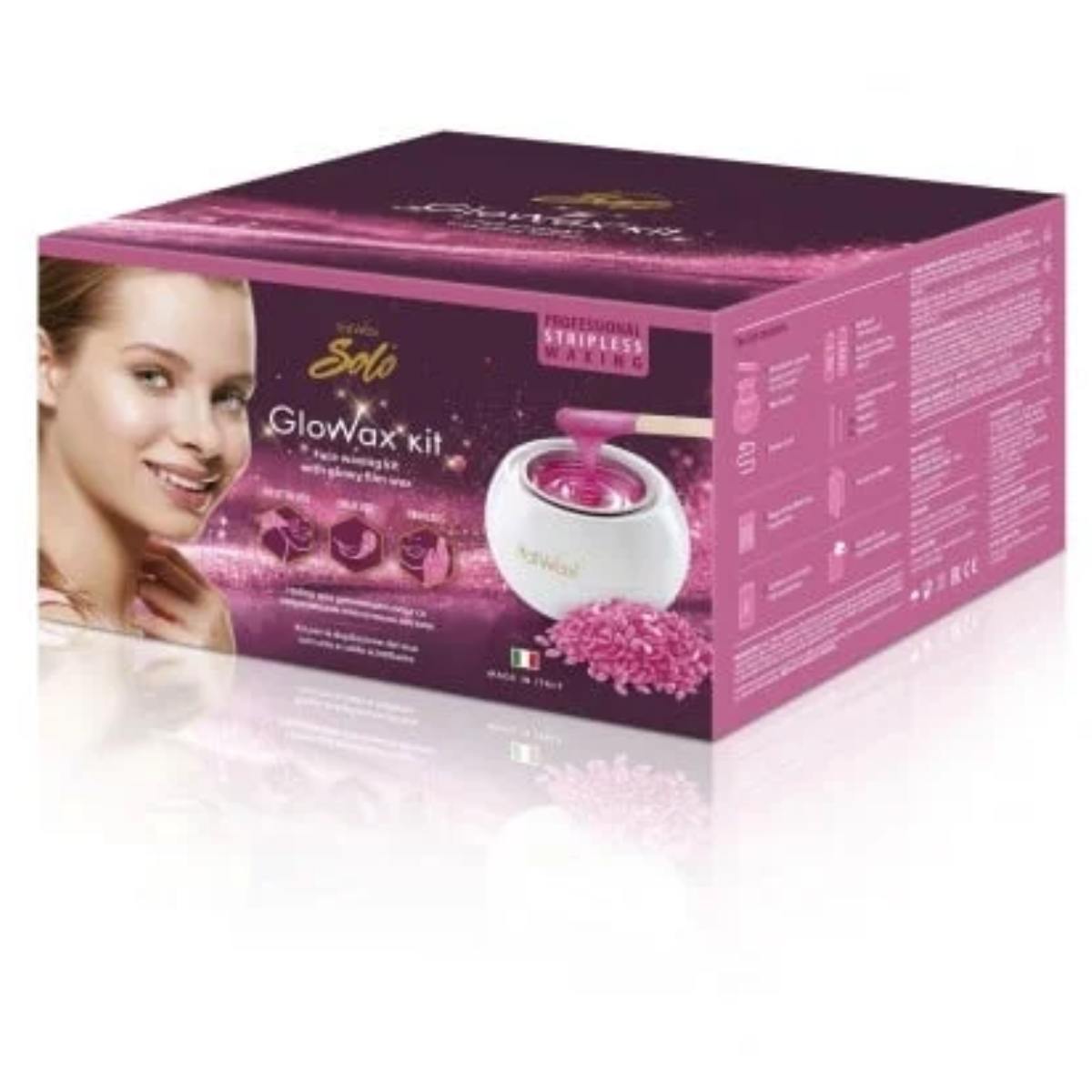 Glowax Kit Depilação Facial Italwax