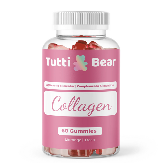 Gomas Colagénio para Pele, Cabelo e Unhas Tutti Bear 60 uni