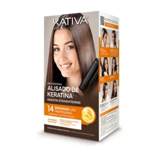 Kit Alisamento Brasileiro com Keratina Kativa