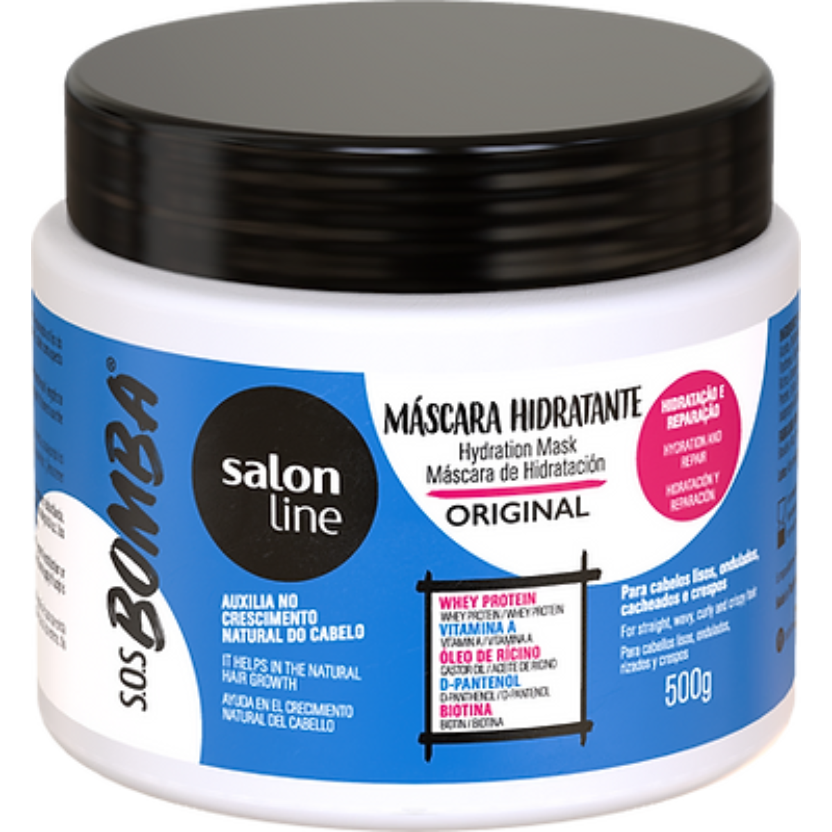 Máscara SOS Bomba Salon Line 500ml