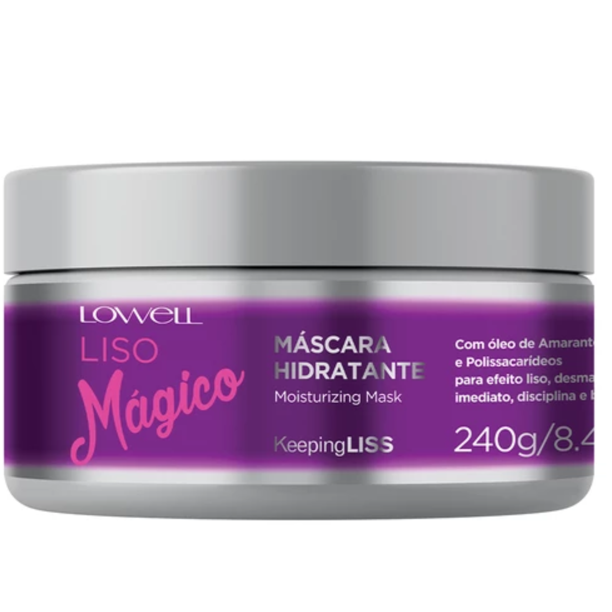 Máscara Liso Mágico Lowell 240ml