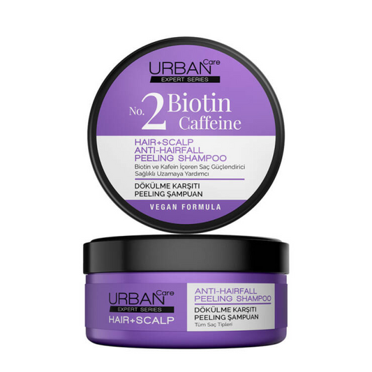 Peeling Shampoo Esfoliante Anti Queda com Cafeina e Biotina Urban Care 200g