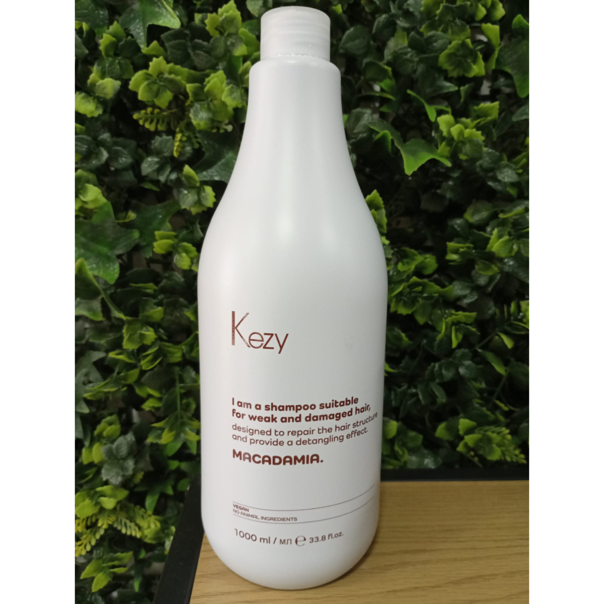 Shampoo Macadamia Cabelos Danificados Kezy 1000ml