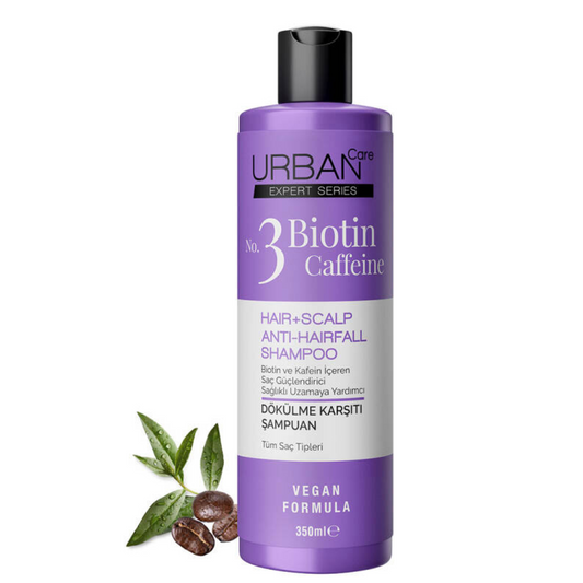 Shampoo Anti Queda com Biotina e Cafeina Urban Care 350ml