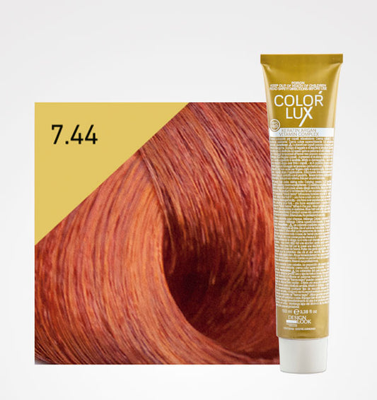 Coloração Capilar Color Lux 7.44- Louro Cobre Luminoso 100ml