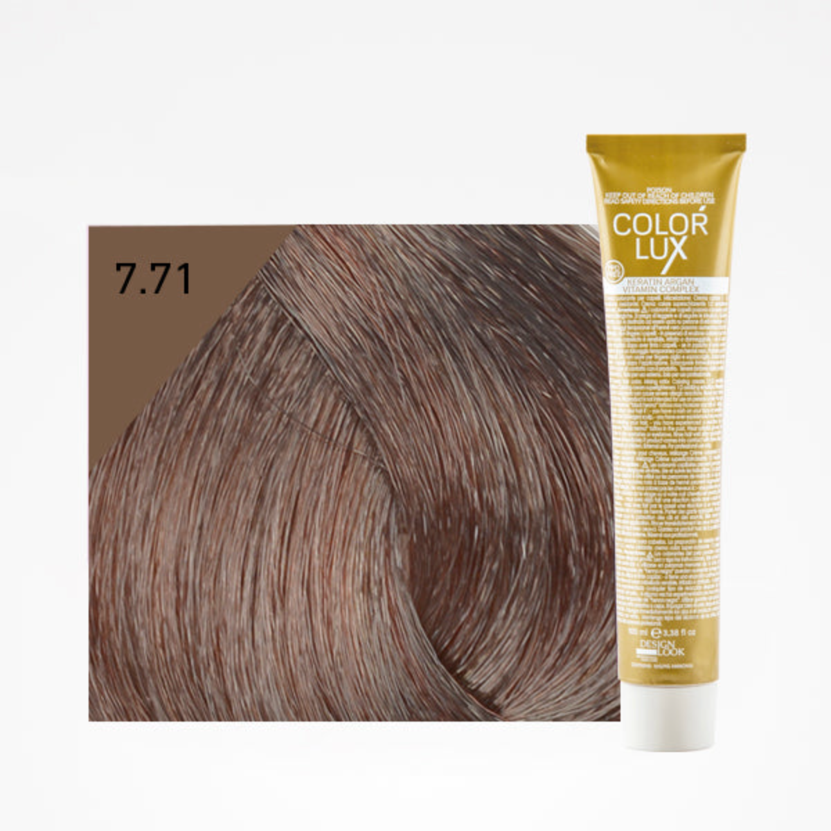 Coloração Capilar Color Lux 7.71- Chocolate Avelã Frio 100ml