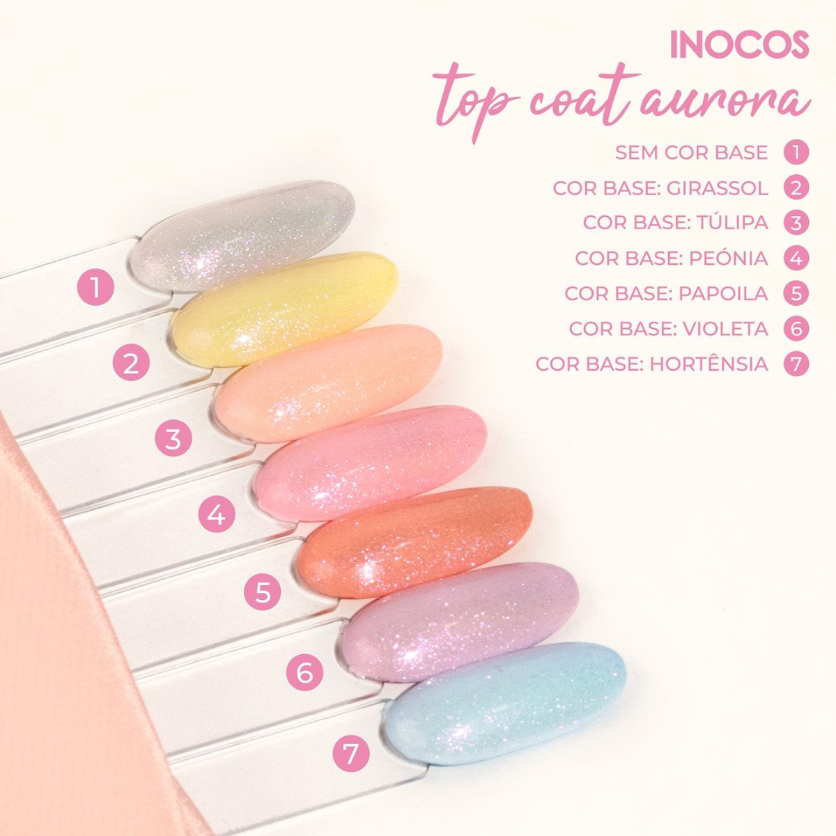 Top Coat Aurora Inocos 15ml