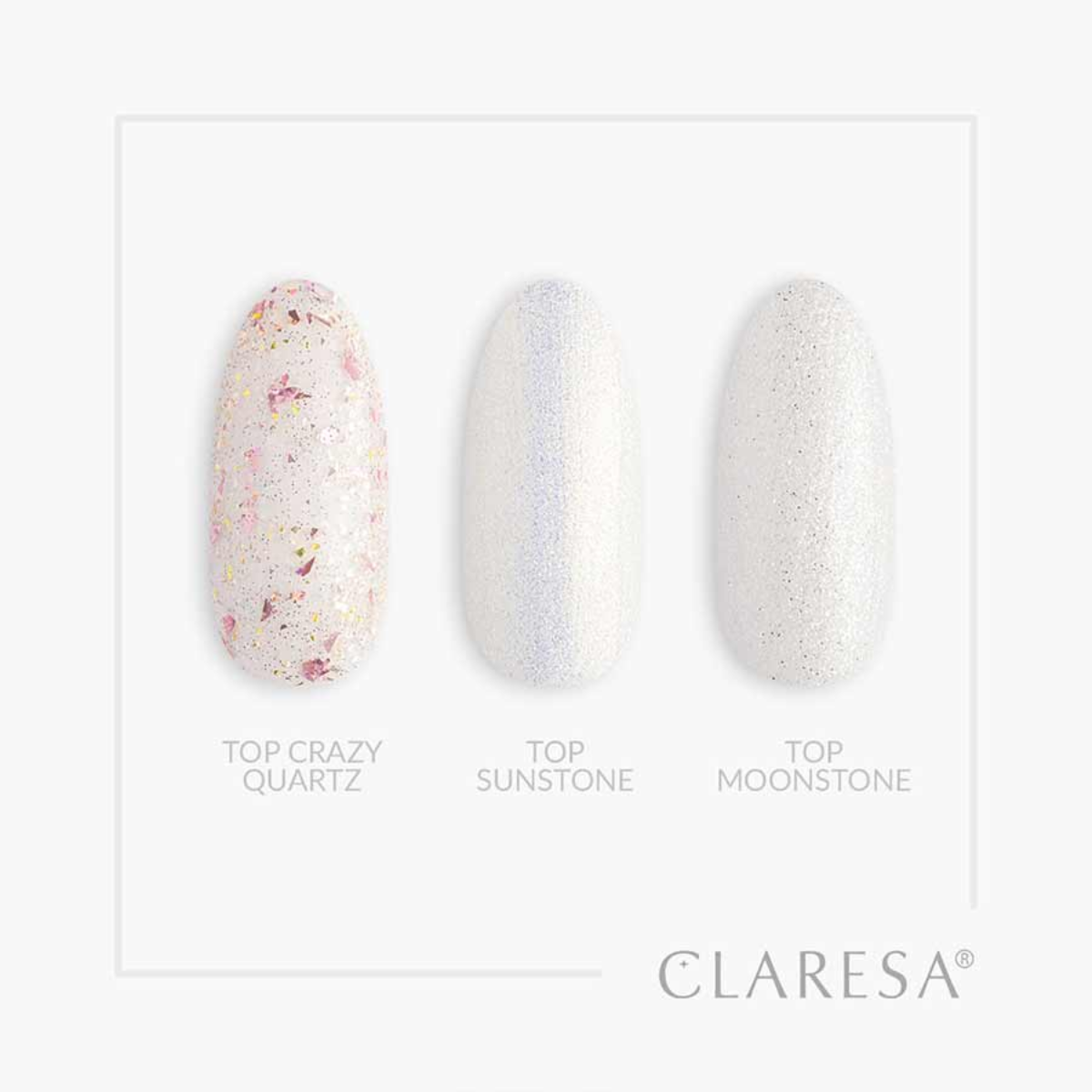 Top Coat Moonstone Claresa Sem Goma 5g