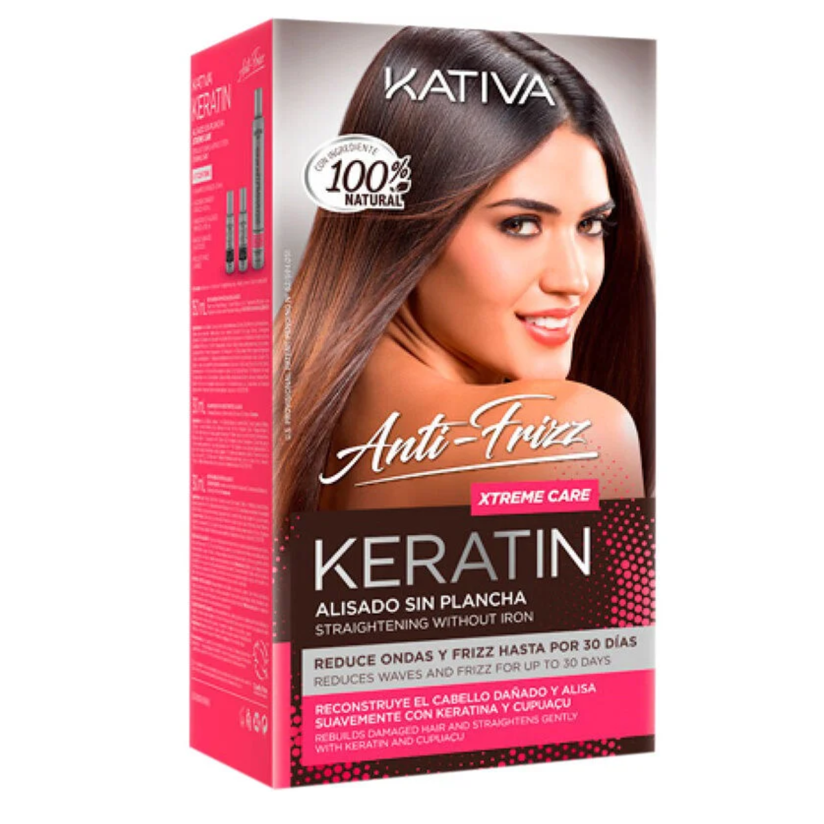 Kit Alisamento sem  Prancha Anti-frizz Keratina kativa