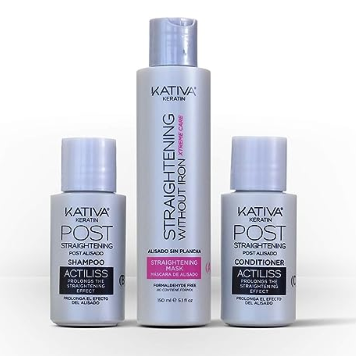 Kit Alisamento sem  Prancha Anti-frizz Keratina kativa