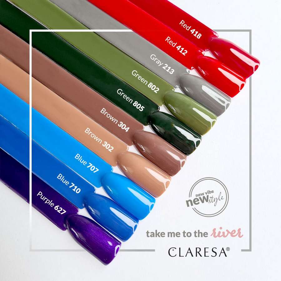 Verniz Gel Claresa Red 418