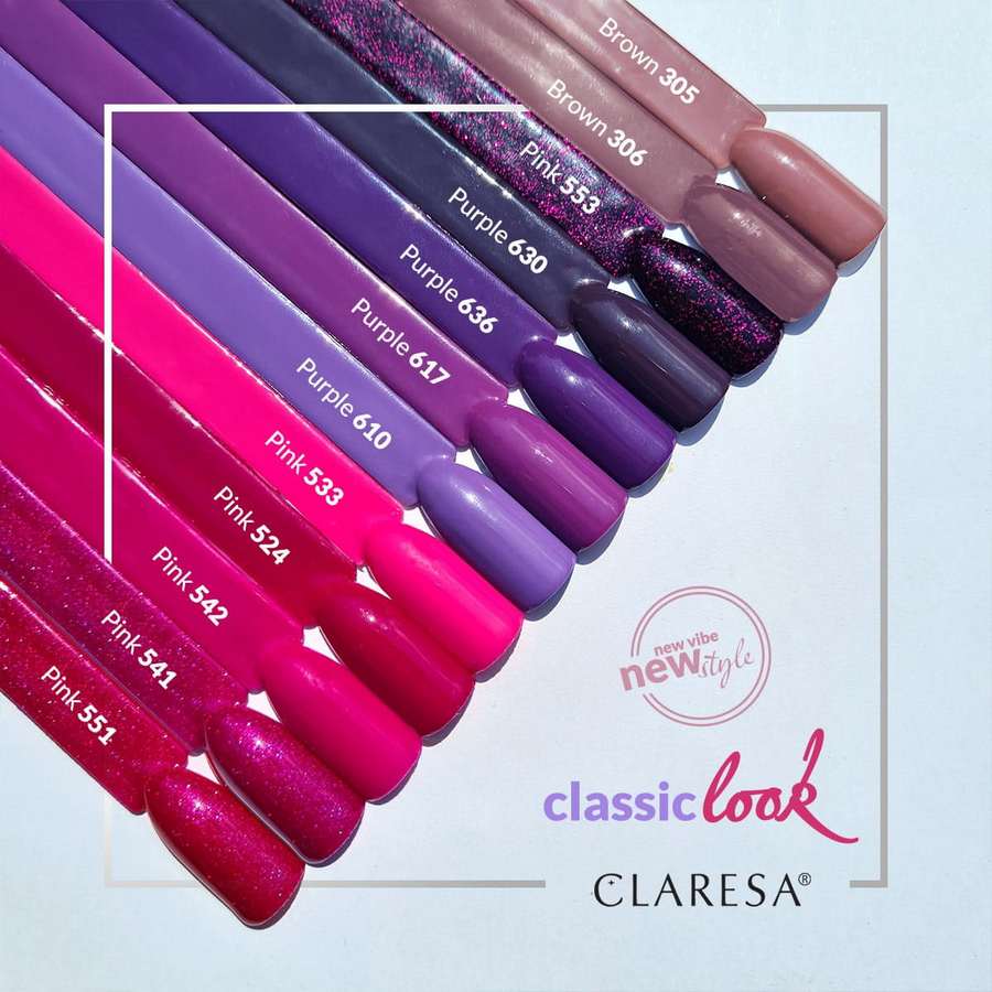 Verniz gel Claresa Pink 541