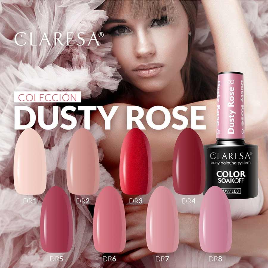 Verniz Gel Claresa Dusty Rose 2