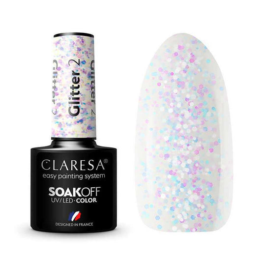 Verniz Gel Claresa Glitter 2