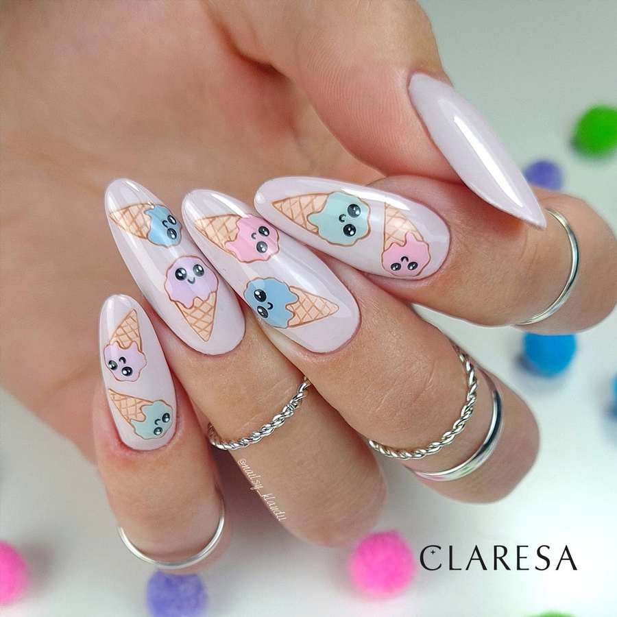 Clear Gel Varnish Ice Cream 5