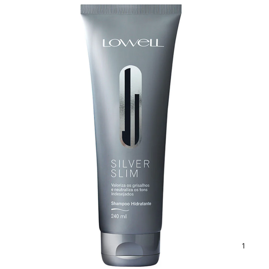 Shampoo Silver Slim Cabelos Grisalhos Lowell 200ml