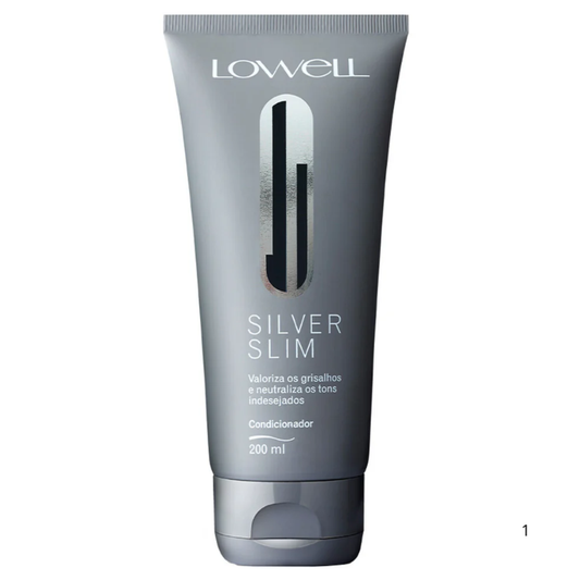 Condicionador Silver Slim Cabelos Grisalhos Lowell 200ml